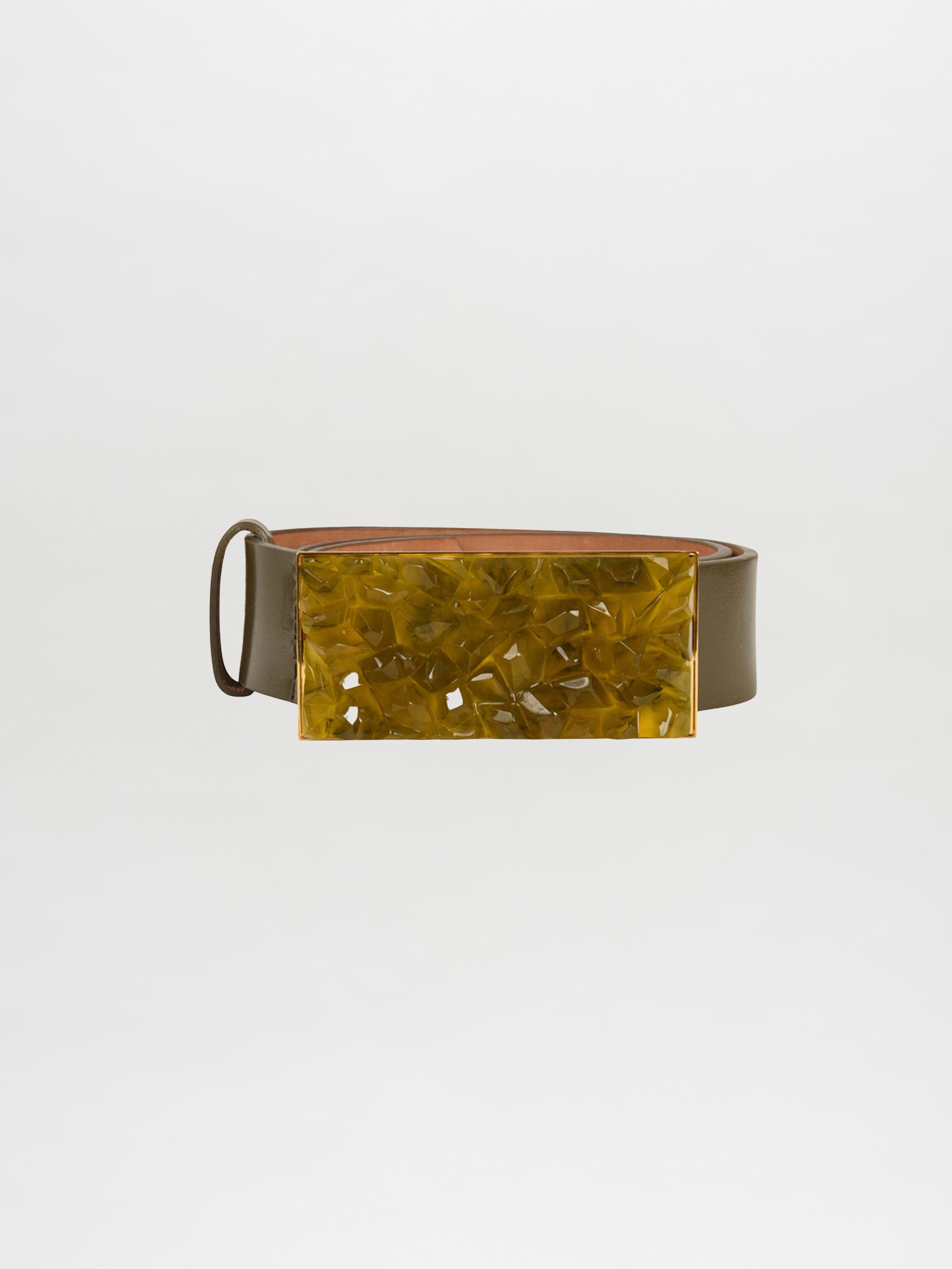 Silvia Tcherassi's Dora Belt Olive
