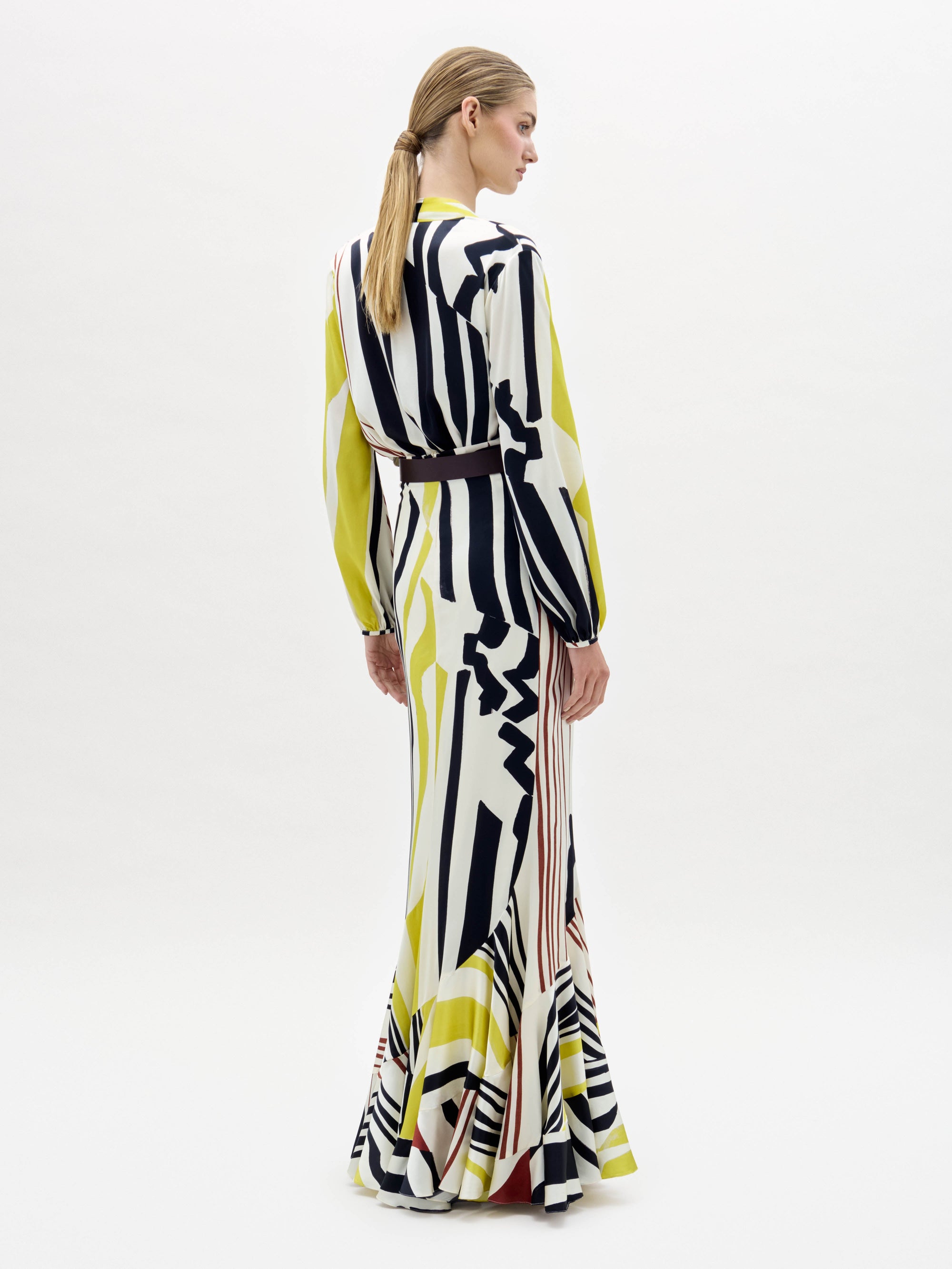 03___Florina_Skirt___Distorted_Multi_Color_Stripes___PRE_SPRING_2026_BACK