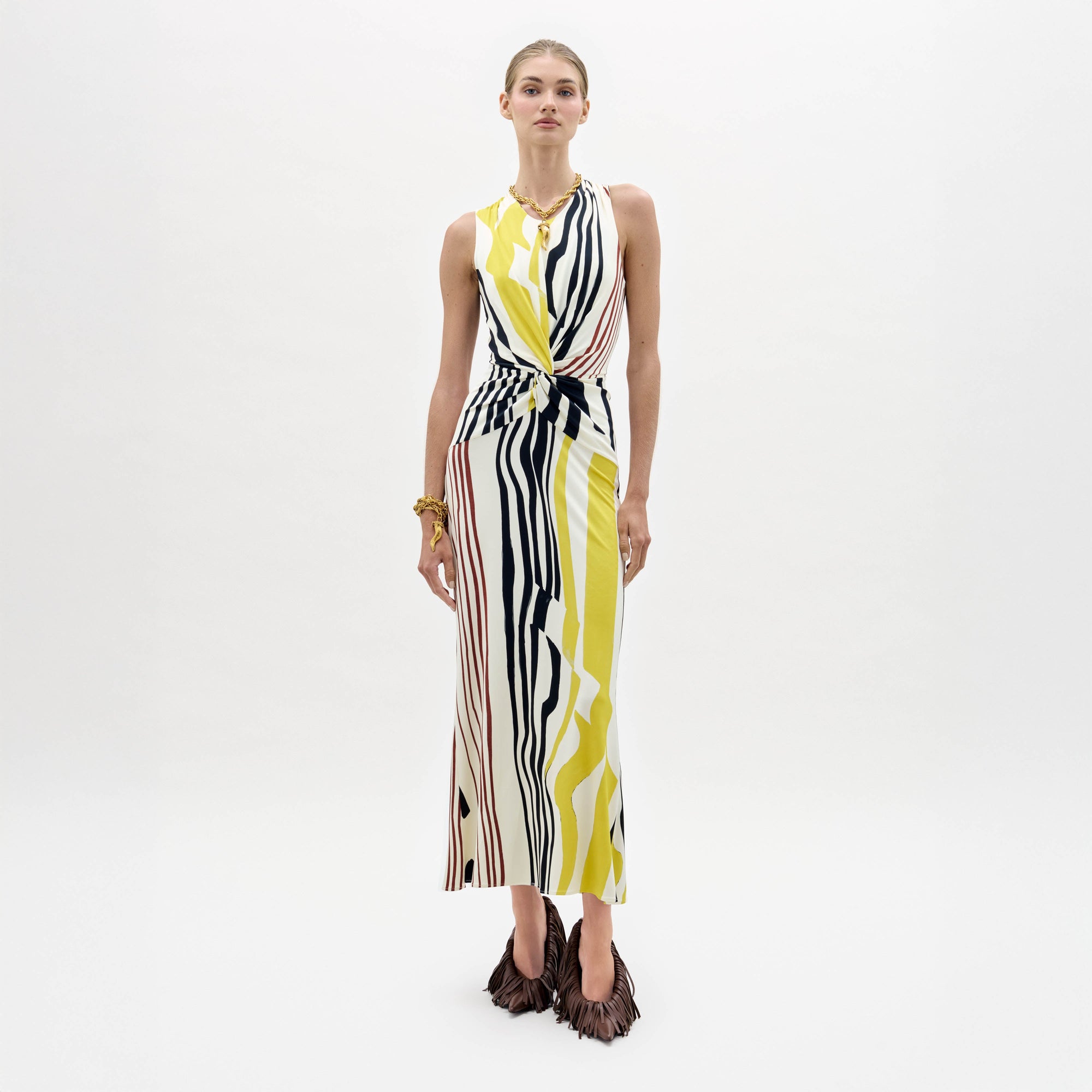 04___Luna_Dress___Distorted_Multi_Color_Stripes___PRE_SPRING_2026_FRONT