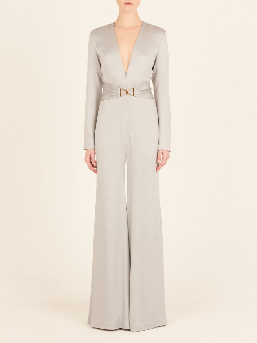 Silvia Tcherassi's Taboa Jumpsuit Gray