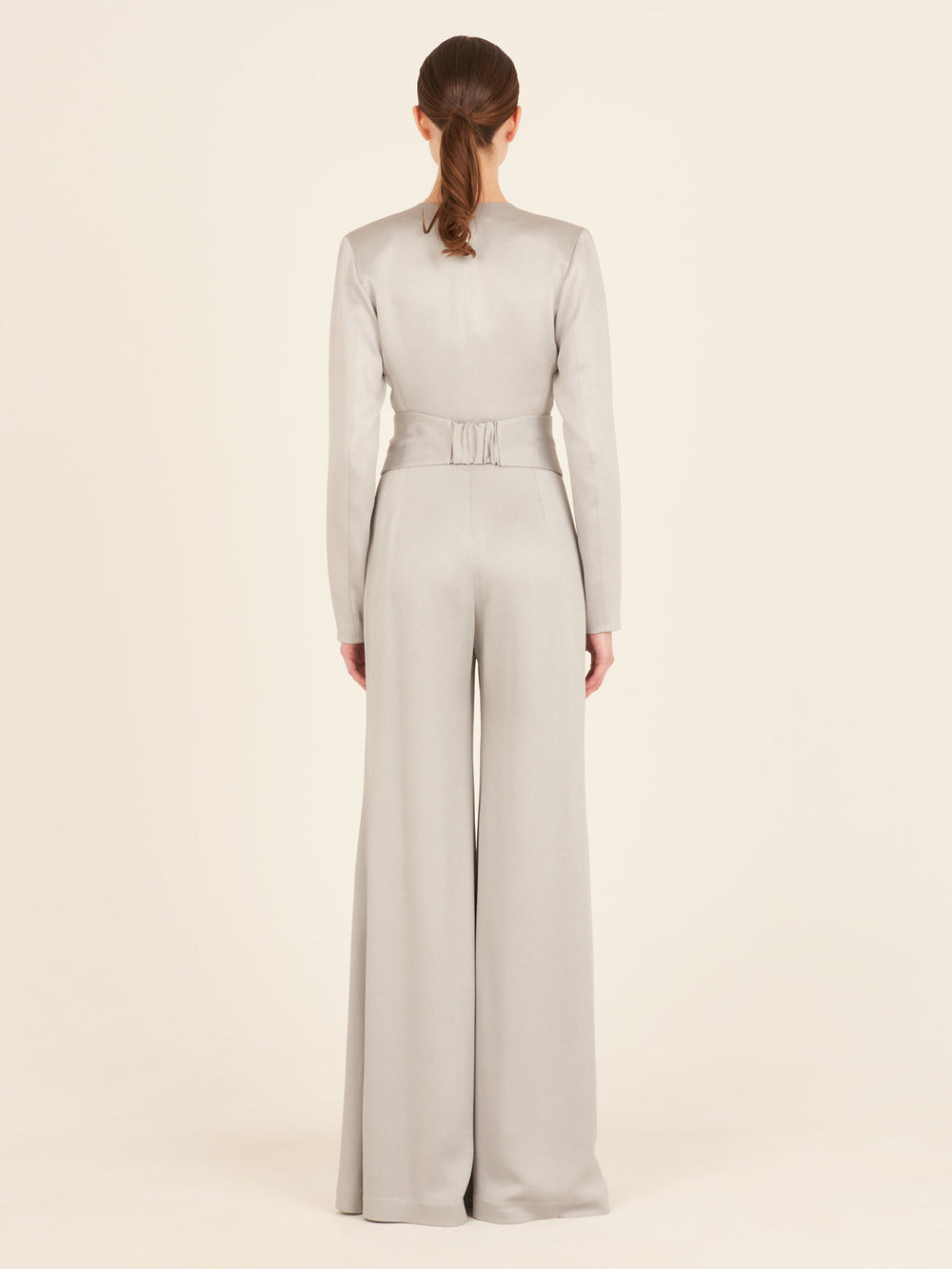 Silvia Tcherassi's Taboa Jumpsuit Gray