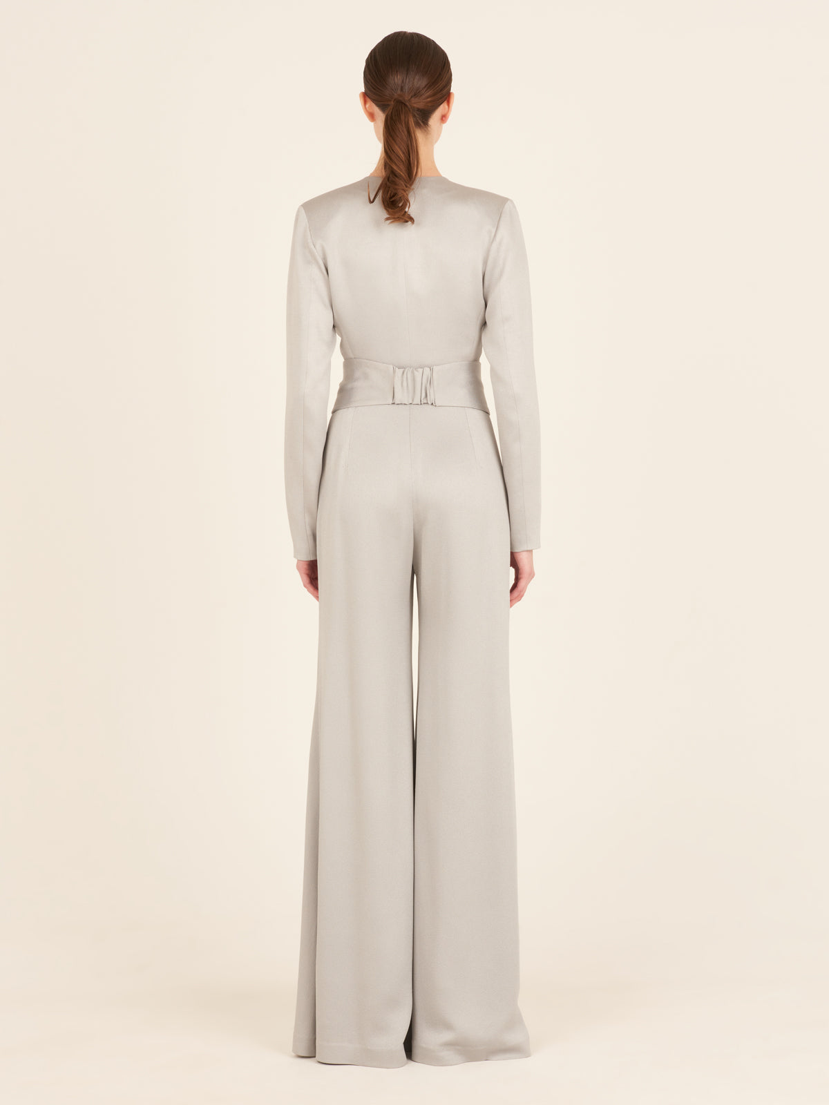Silvia Tcherassi's Taboa Jumpsuit Gray