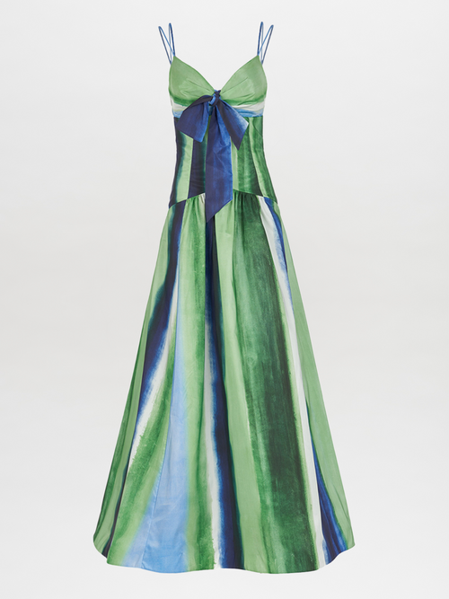 Afrodita Dress Washed Emerald Blue