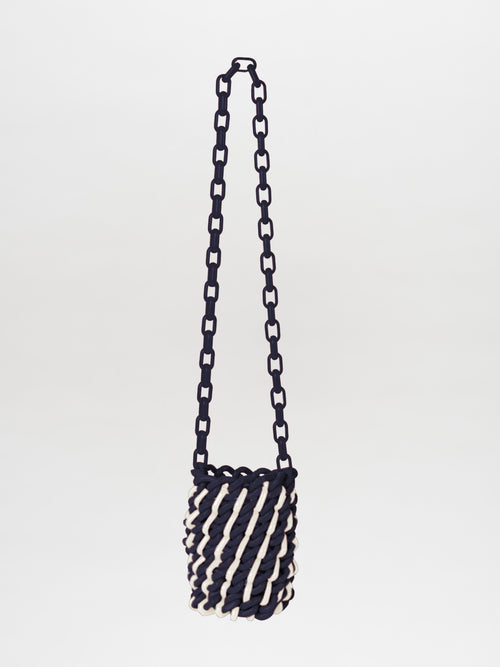 Anise Bag Navy White