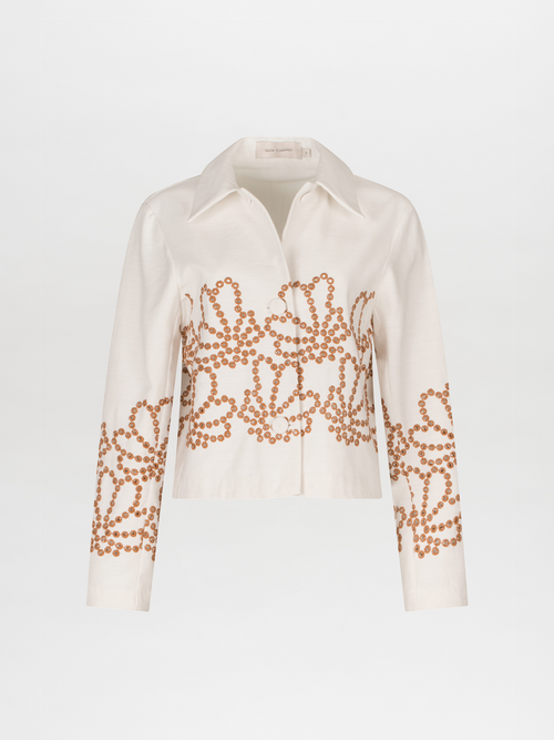 Belen Jacket White Cacao Eyelet