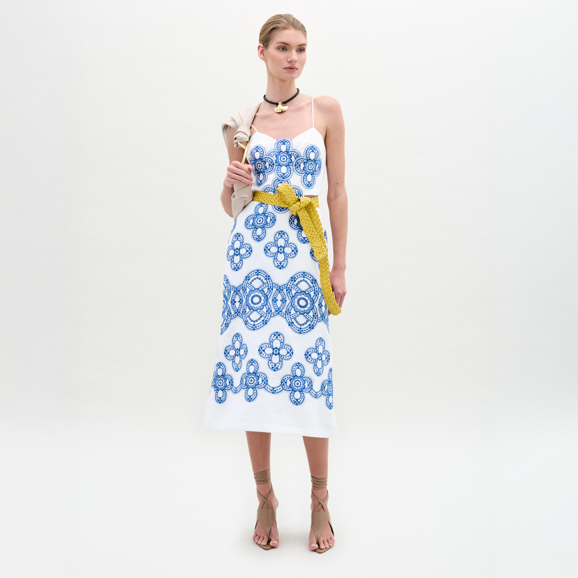 CERESDRESS-WHITENAVYEMBROIDERY_Front_PRE-FALL2025