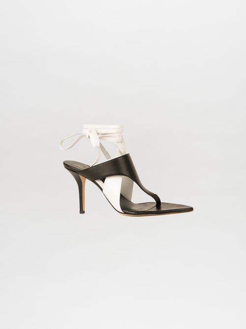 Domenico Heels Black/White