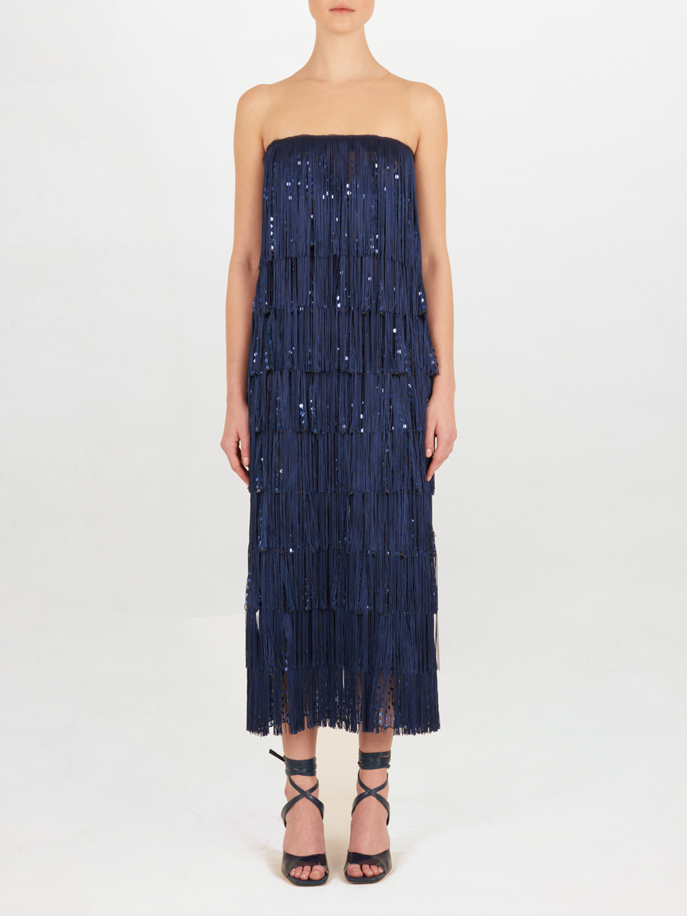 Silvia Tcherassi's Salome Dress Navy