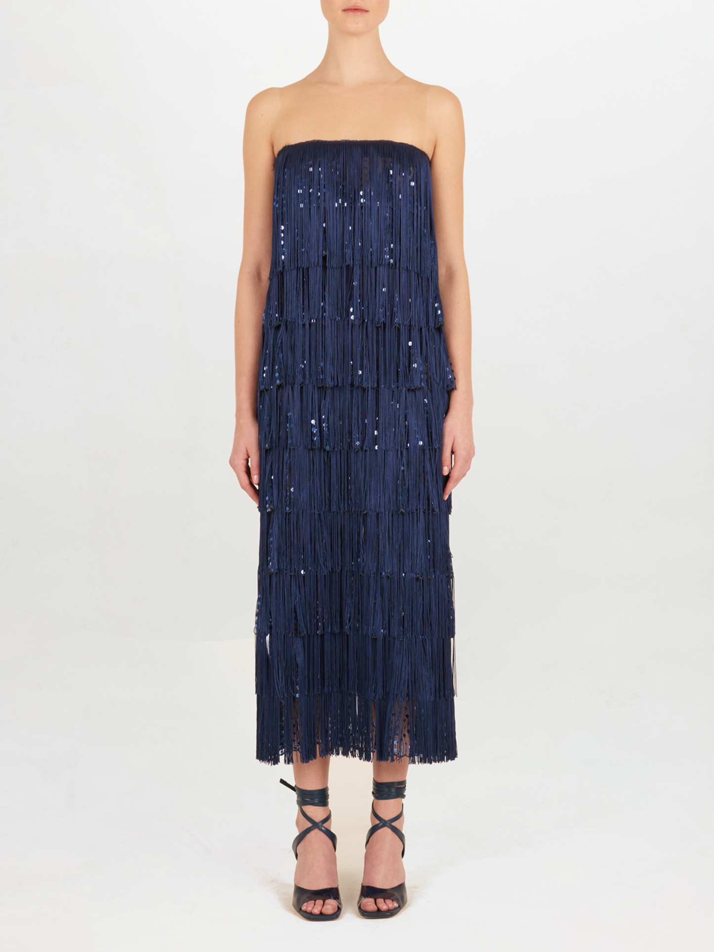 Silvia Tcherassi's Salome Dress Navy
