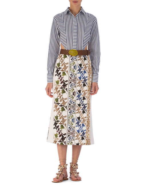 Atira Skirt Multi Sepia Floral