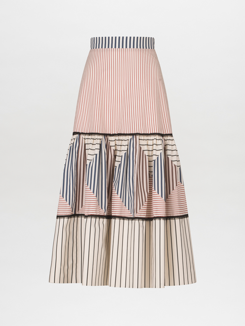 Guillermina Skirt Multicolor Stripes