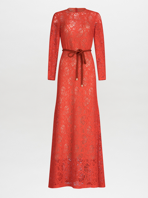 Ida Dress Rouge Embroidery