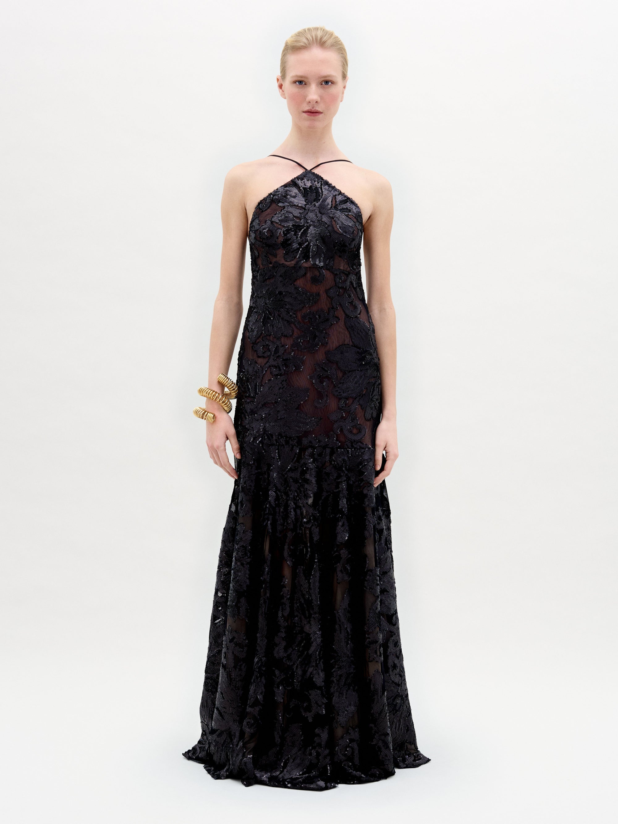 LOTTISE_DRESS_-_BLACK_FRONT_HOLIDAY_CAPSULE_2025