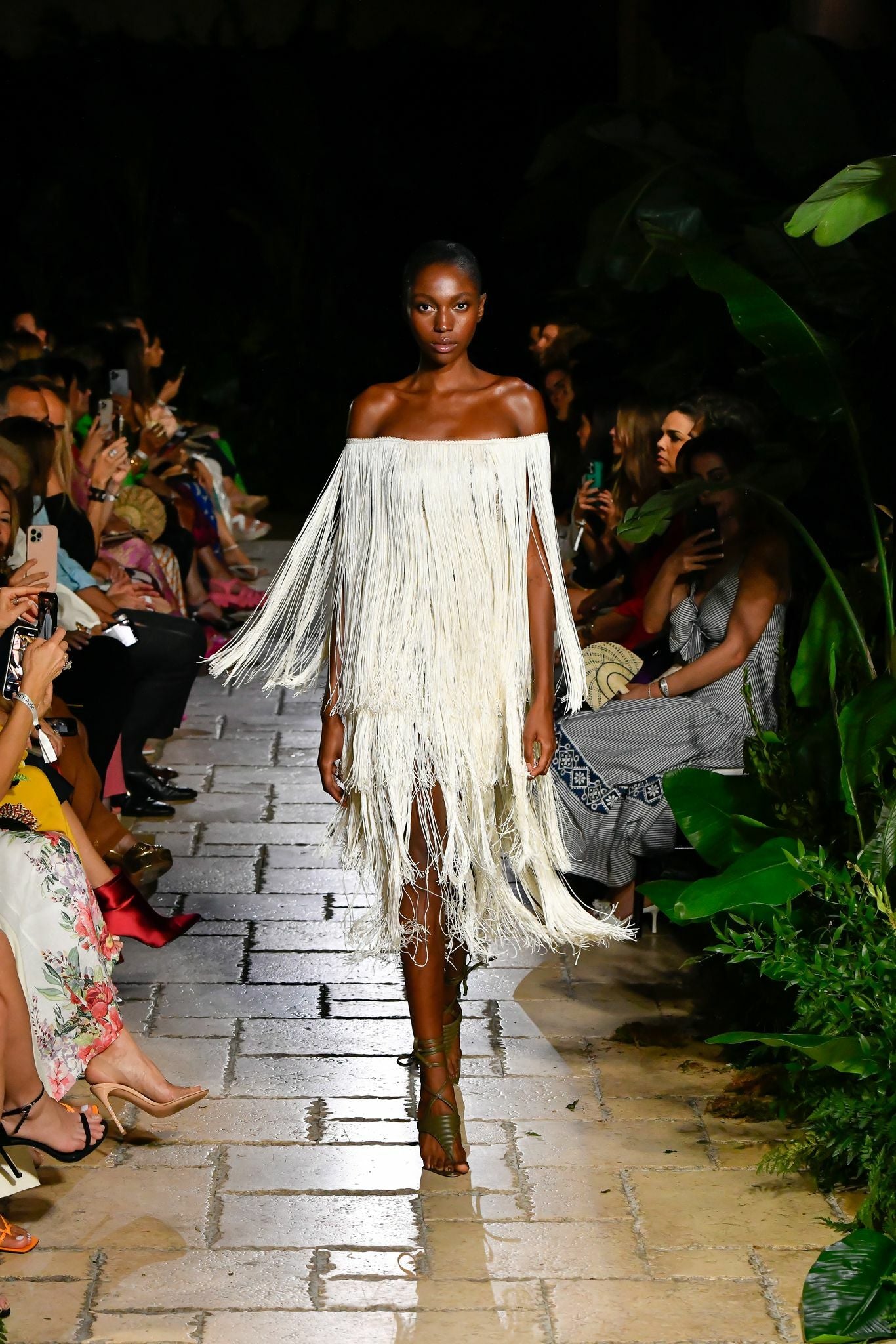 Model-Wearing-fringe-dress