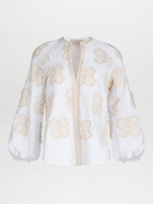 Molveno Blouse Cream Flowers