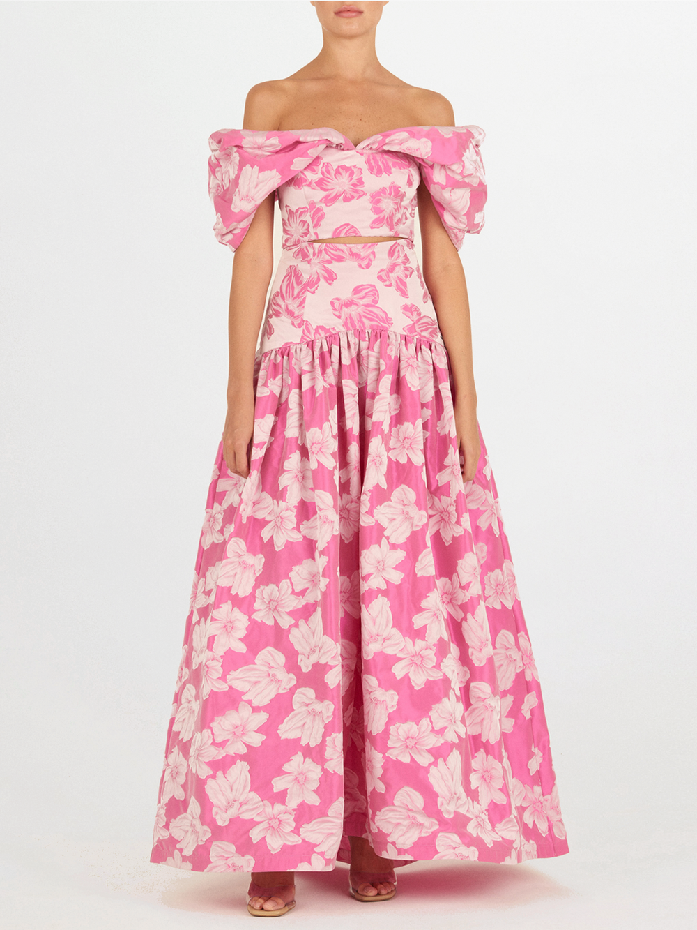 Danu Skirt Magenta Floral