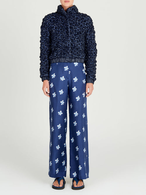 Emine Pant Navy Bloom