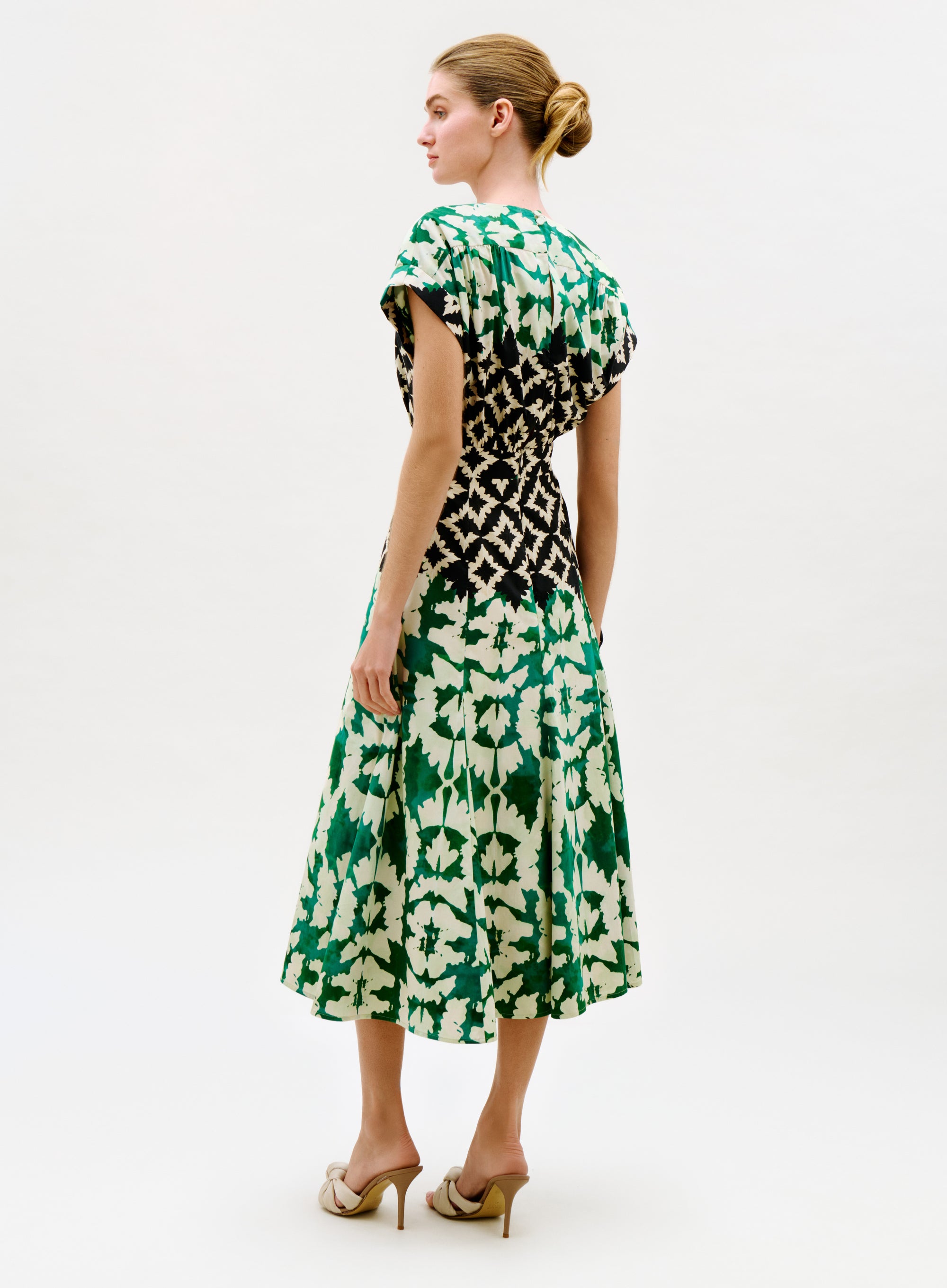 Sakura_Dress-Emerald_Multi_BACK