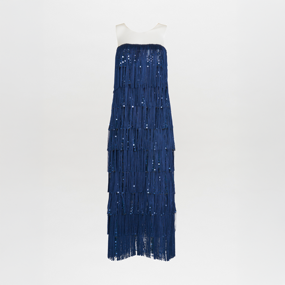 Silvia Tcherassi's Salome Dress Navy