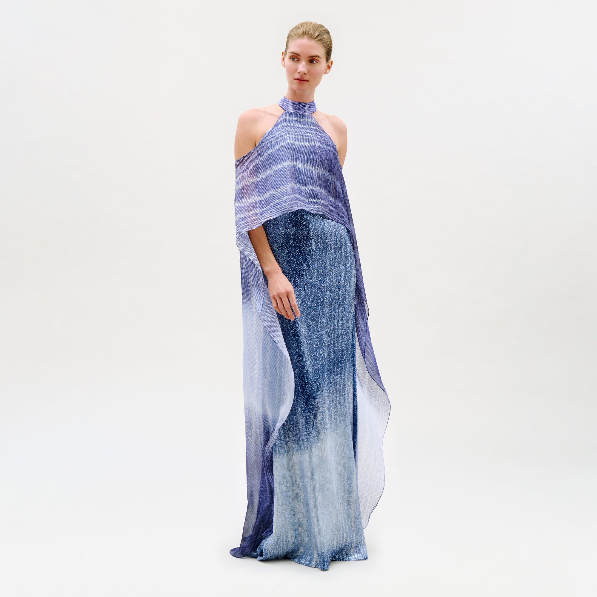 Serenela_Dress_Navy_Moire_FALL_2026_FRONT