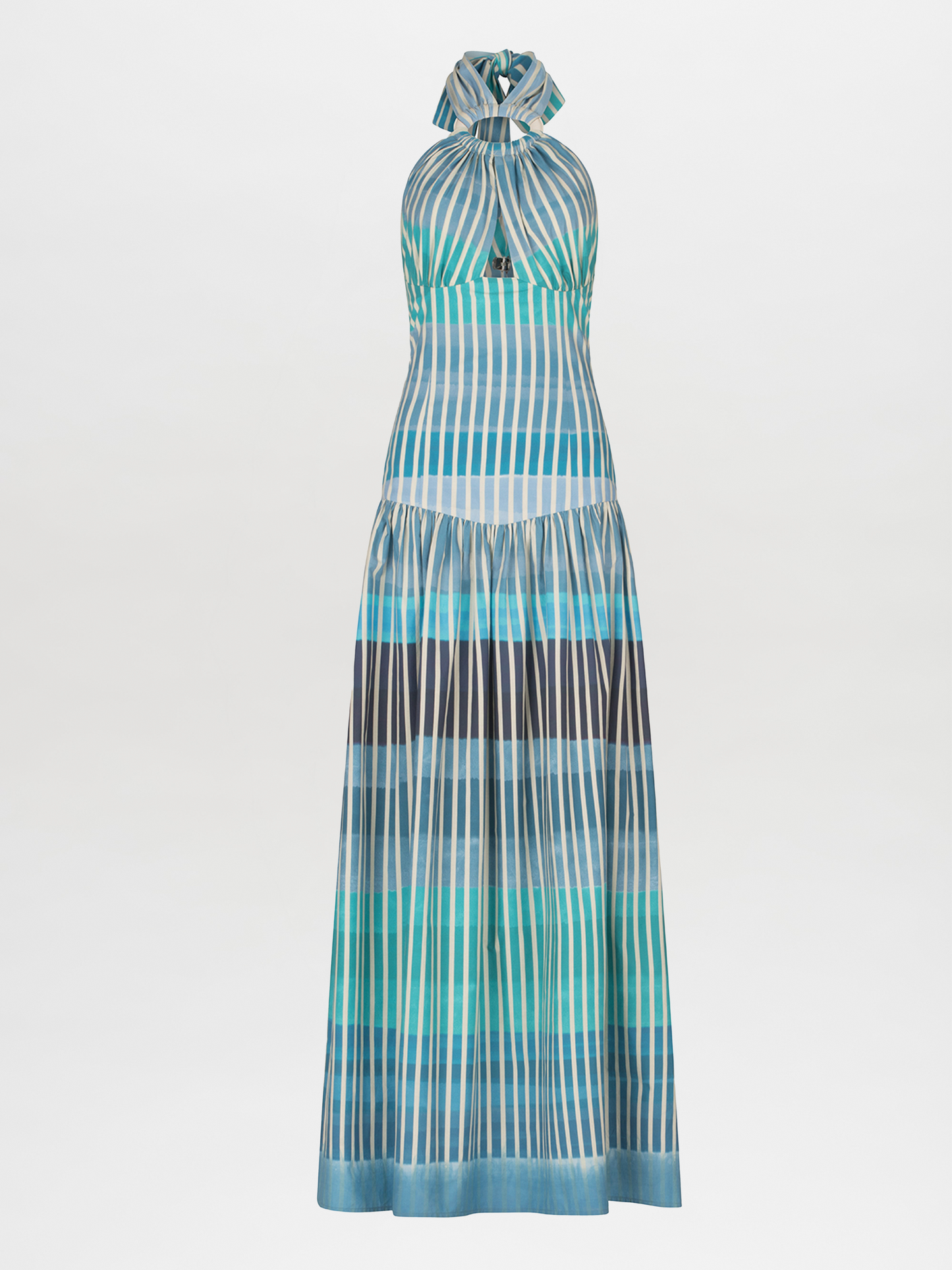 Traviata Dress Infinite Blue Stripes