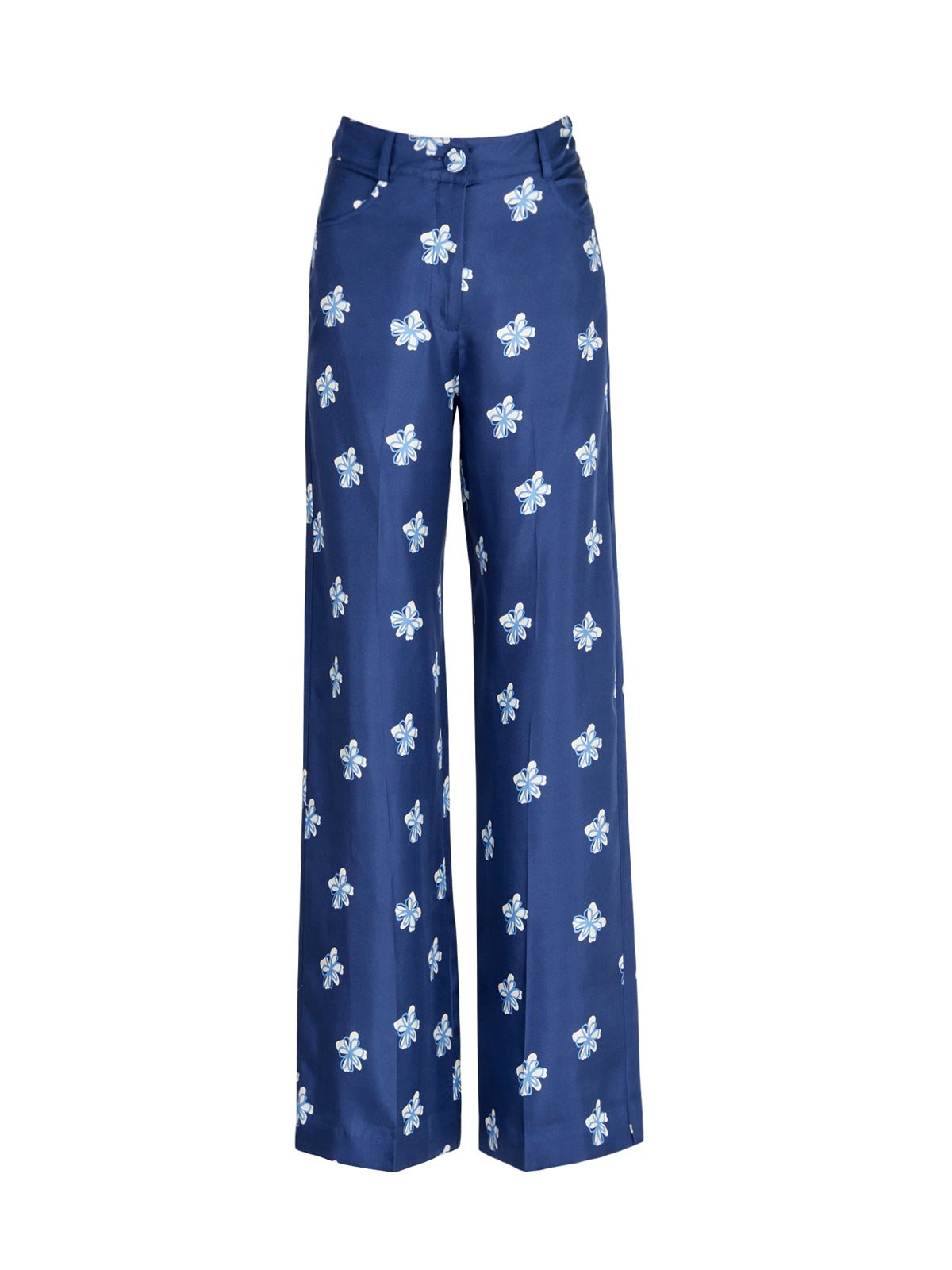 Emine Pant Navy Bloom