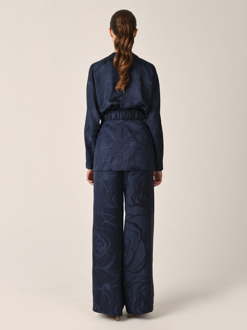 Vogogna Jacket Navy Jacquard