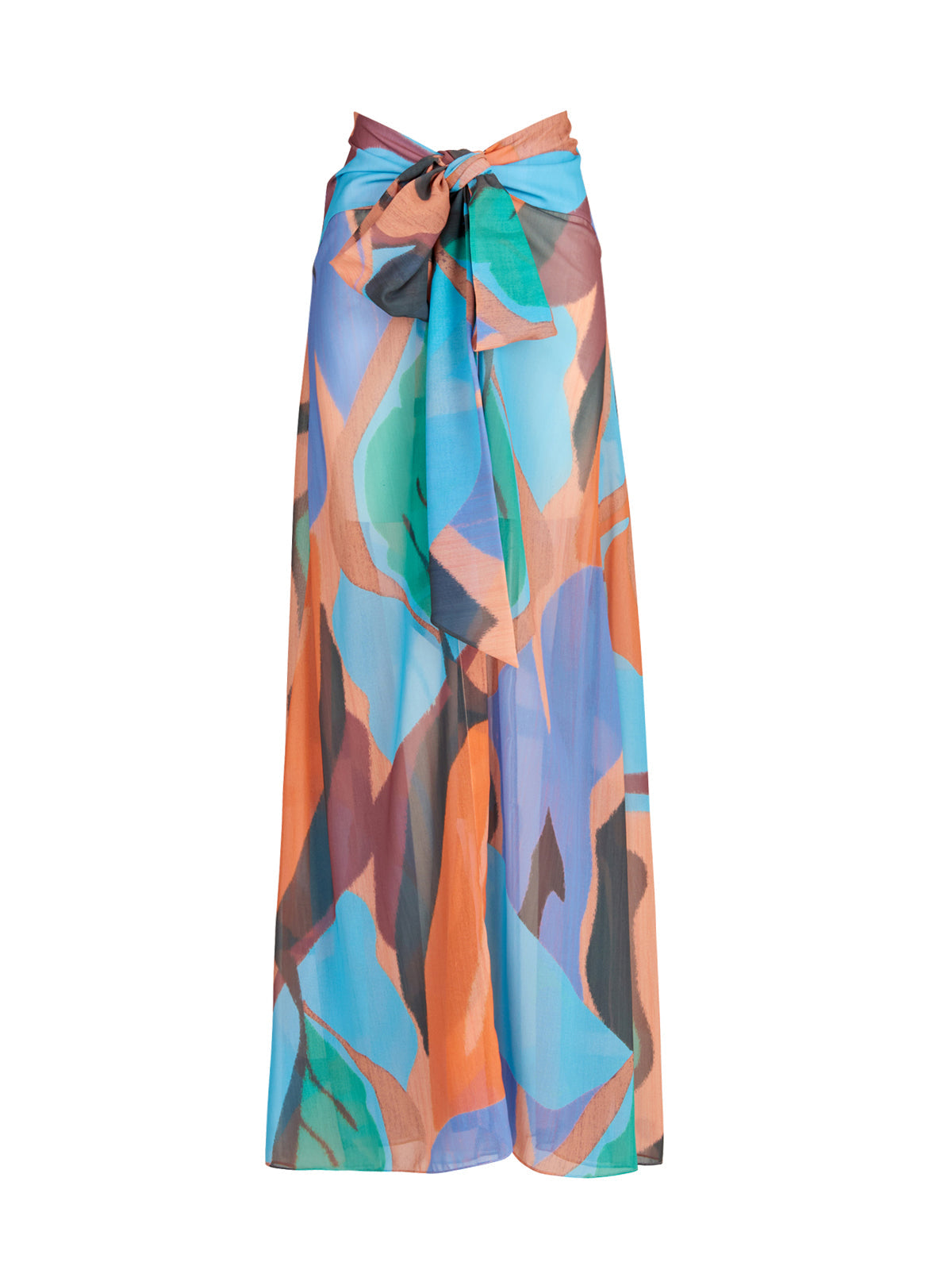 Cagliari Skirt Pareo Pastel Multi Swirls