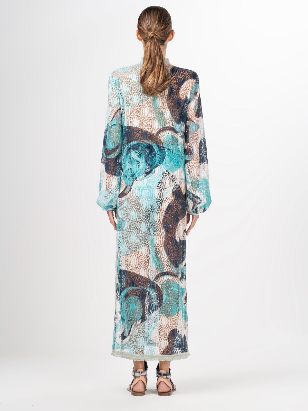 Akira Tunic Turquoise Marble