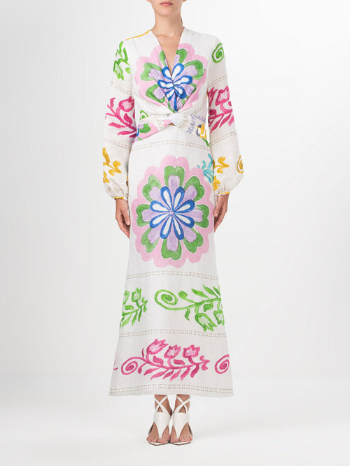 Battia Dress Multicolor Floral Print