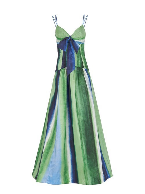 Afrodita Dress Washed Emerald Blue